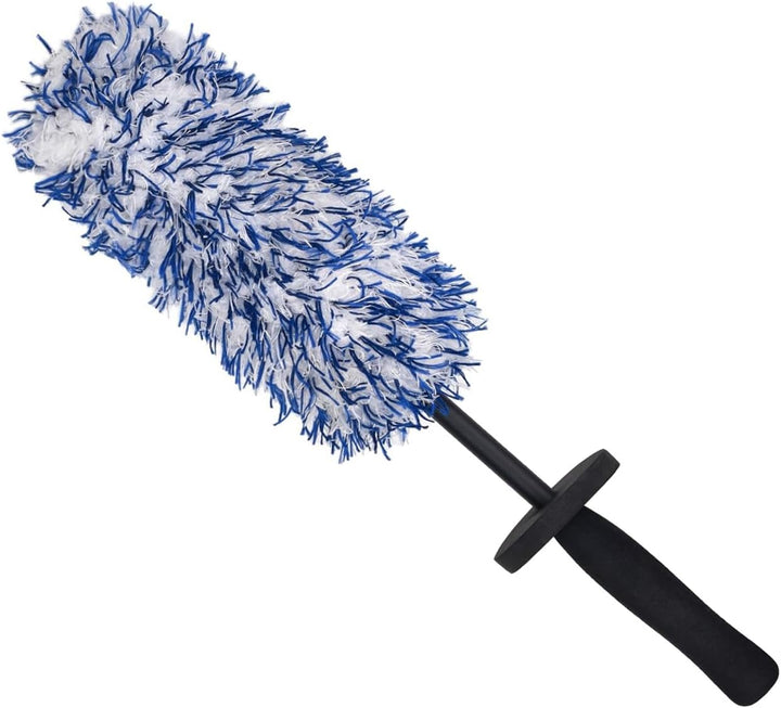 Car Wheel Brush Wheel Cleaning Brush, Soft Synthetic Wool, Metal-Free