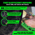 Tire Repair Kit (86-Piece) Professional Heavy Duty Tire Plug Kit to Fix Punctures & Patch Flats with Ease - Ultimate Tubeless Tire Repair Tools for Car, Motorcycle, ATV, UTV, RV and Trailer