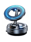 Multifunctional 360° 3-Axis Foldable MagSafe Car Phone Mount - Vacuum Magnetic Base, Supports Navigation, Compatible With All MagSafe Devices, Zinc Alloy Material, Multi-Angle Adjustment, Compact Foldable Design, No Damage To Car Interior