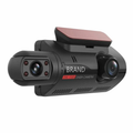 1080P Dual Lens Car DVR Dash Cam Video Recorder G-Sensor Front And Inside Camera
