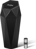 Car Trash Can with Lid, Leakproof, Black, 2 Pack