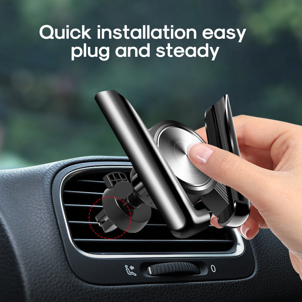 Universal Auto-Lock Air Vent Car Phone Holder for 4.5–6.2 Inch Smartphones