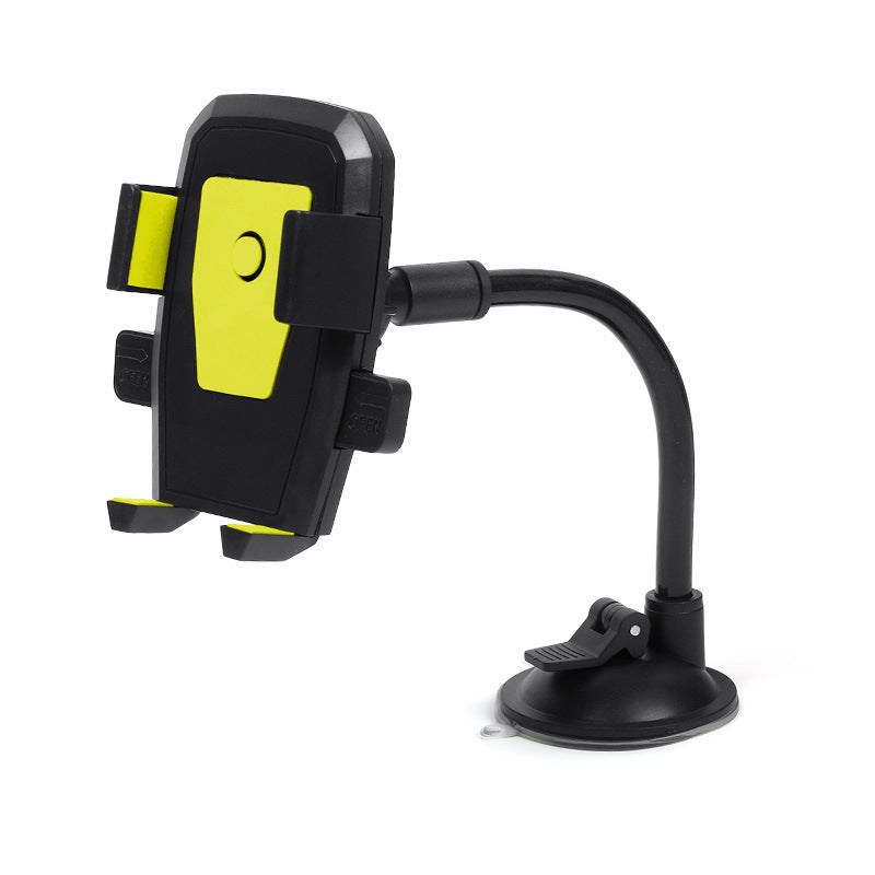 Windshield Hose Style Car Phone Holder Suction Cup Mount Center Console Phone Bracket