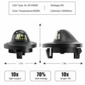 2x LED License Plate Light Tag Lamp Assembly Replacement For Ford F150 F250 F350