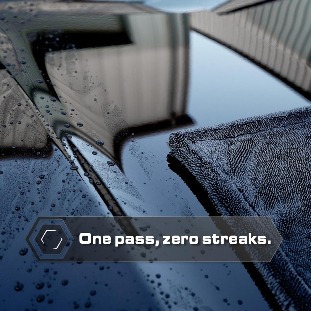 Microfiber Car Drying Towel 24"x36", 1300GSM Twisted Loop