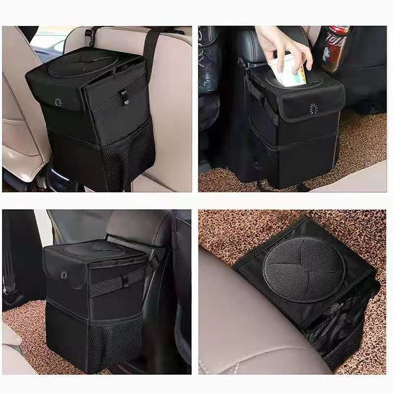 Foldable Storage Car Trash Can Storage Box