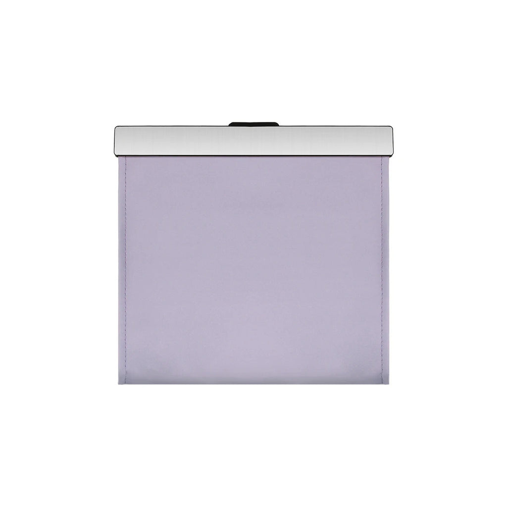 LED Light Car Trash Can with Magnetic Switch, Waterproof Hanging Seat Back Garbage Bag & Storage Organizer for Cars, SUVs and Trucks, Black/Purple