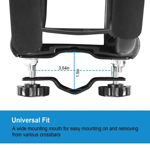 1 Pair Universal J-Bar Kayak Carrier 220LBS Load Heavy Duty Canoe Car Top Mount Carrier Roof Rack With 2Pcs Tie Down Straps